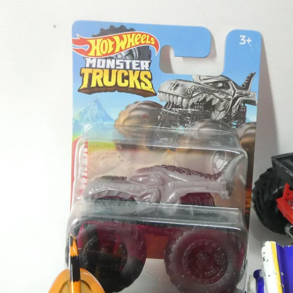 Monster Truck Lot of 7 Diecast Hot Wheels Monster Jam Toys